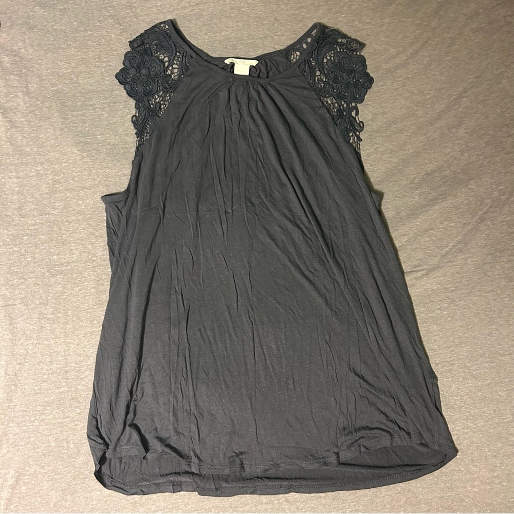 H&M Lace Sleeve Tank Top